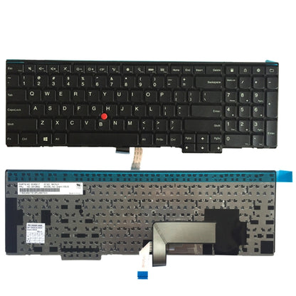 US Version คีย์บอร์ดสำหรับ Lenovo Thinkpad E540 E545 E531 T540 T540P W540 W541 W550s, For Thinkpad E540 (US)