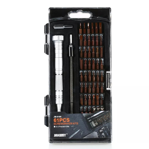 JAKEMY JM-8166 61 in 1 ไขควง ชุดซ่อมเครื่องมือช่าง ชุด, JM-8166