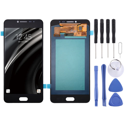 หน้าจอแอลซีดีวัสดุ Oled และชุดประกอบ Digitizer สำหรับ Galaxy C7, For Samsung Galaxy C7 (OLED)
