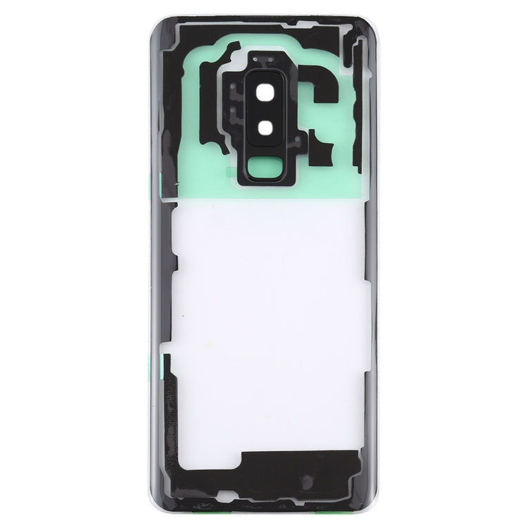 สำหรับ Samsung Galaxy S9 + / G965F G965F/DS G965U G965W G9650 ฝาหลังแบตเตอรี่โปร่งใสพร้อมฝาครอบเลนส์กล้อง, For Galaxy S9+