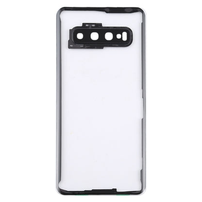 สำหรับ Samsung Galaxy S10 G973F/DS G973U G973 SM-G973 ฝาหลังแบตเตอรี่โปร่งใสพร้อมฝาครอบเลนส์กล้อง, For Galaxy S10