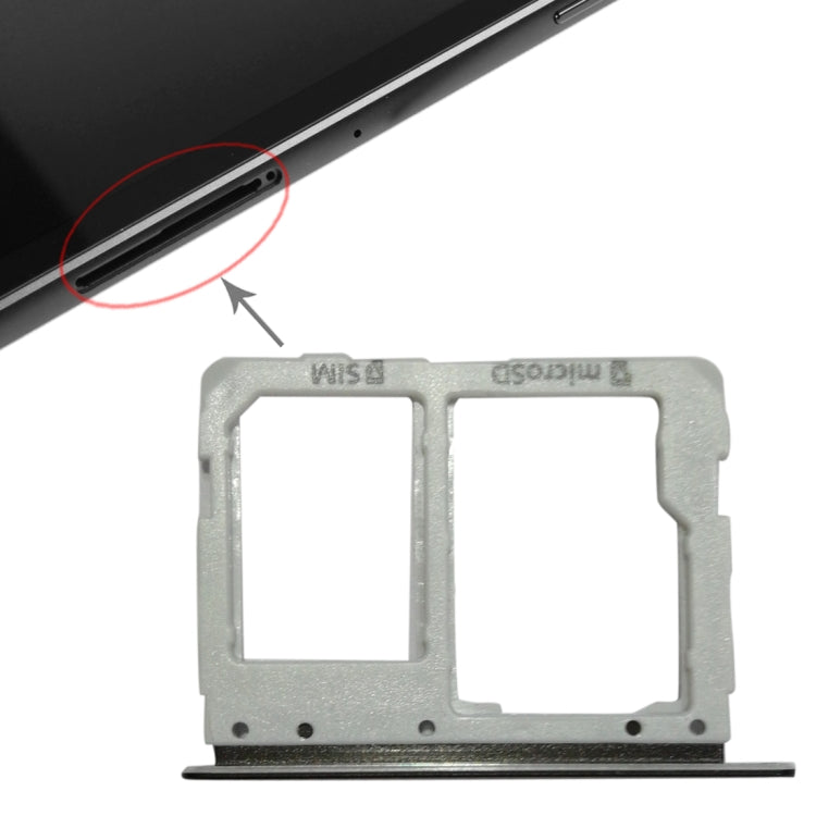 สำหรับ Galaxy Tab S3 9.7 / T825 (รุ่น 3G) ถาดซิมการ์ด + ถาดการ์ด Micro SD, For Samsung Galaxy Tab S3 9.7 / T825, For Galaxy Tab S3 9.7 / T825
