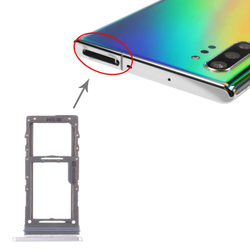 สำหรับ Samsung Galaxy Note10 + ถาดซิมการ์ด/ถาดการ์ด Micro SD, For Samsung Galaxy Note10+(Single)