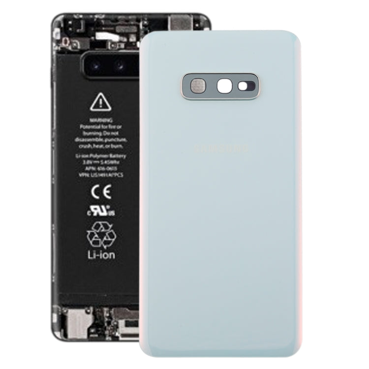สำหรับ Galaxy S10e ฝาหลังแบตเตอรี่พร้อมเลนส์กล้อง, For Samsung Galaxy S10e（Lens）, For Samsung Galaxy S10e(with Lens), For Galaxy S10e（with Lens）, For Galaxy S10e（with Lens）(Yellow)