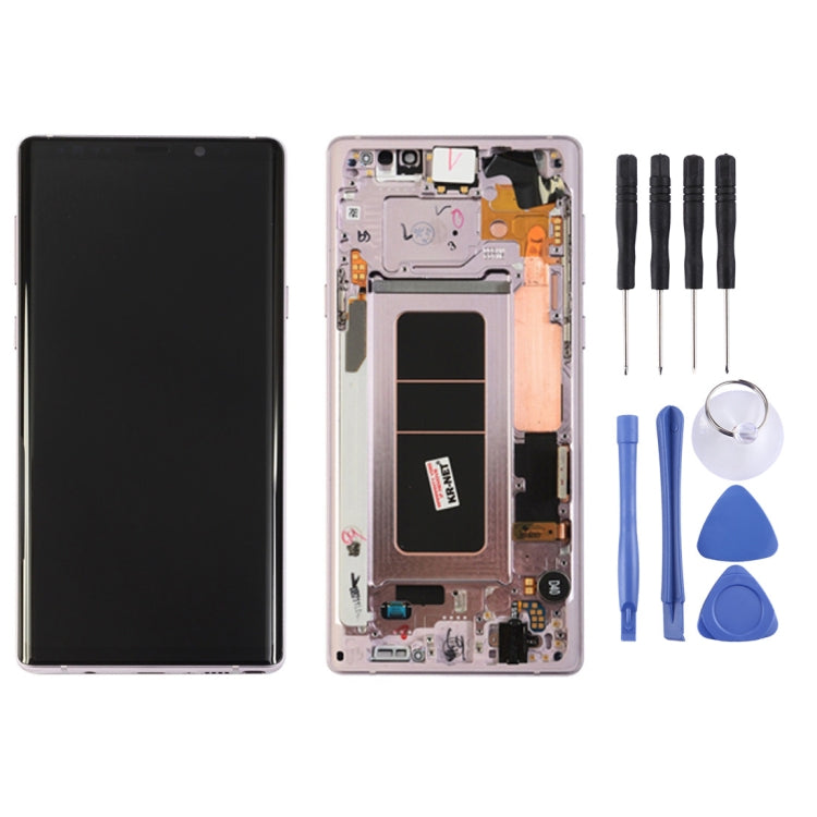 หน้าจอแอลซีดีและชุดประกอบDigitizerพร้อมกรอบสำหรับGalaxy Note9 / N960A / N960F / N960V / N960T / N960U, For Samsung Galaxy Note9 (Frame), For Galaxy Note9 (Frame), For Samsung Galaxy Note9