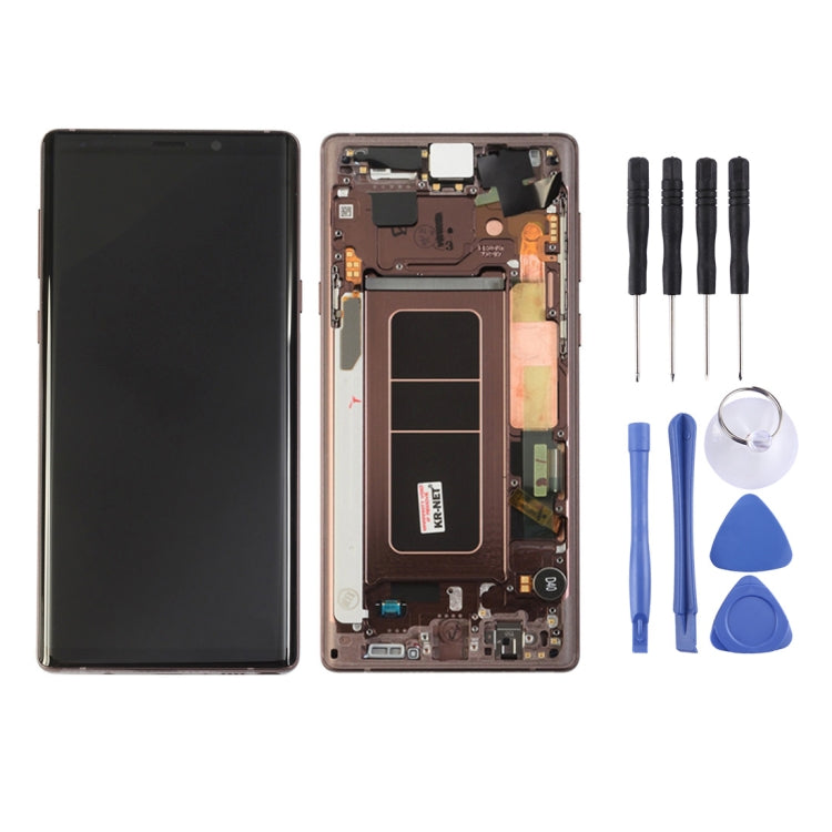 หน้าจอแอลซีดีและชุดประกอบDigitizerพร้อมกรอบสำหรับGalaxy Note9 / N960A / N960F / N960V / N960T / N960U, For Samsung Galaxy Note9 (Frame), For Galaxy Note9 (Frame), For Samsung Galaxy Note9