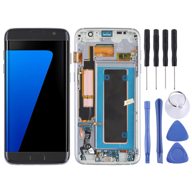 หน้าจอ LCD วัสดุ Super AMOLED ดั้งเดิมและชุดประกอบDigitizerเต็ม (พร้อมกรอบ / สายชาร์จพอร์ตเฟล็กซ์ / สายแพรปุ่มเปิดปิด / สายแพรปุ่มปรับระดับเสียง) สำหรับ Galaxy S7 Edge / G935F / G935FD, For Samsung Galaxy S7 Edge (Super AMOLED)                         ...