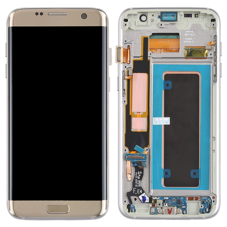 หน้าจอ LCD วัสดุ Super AMOLED ดั้งเดิมและชุดประกอบDigitizerเต็ม (พร้อมกรอบ / สายชาร์จพอร์ตเฟล็กซ์ / สายแพรปุ่มเปิดปิด / สายแพรปุ่มปรับระดับเสียง) สำหรับ Galaxy S7 Edge / G935F / G935FD, For Samsung Galaxy S7 Edge (Super AMOLED)                         ...
