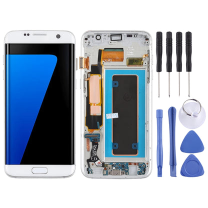 หน้าจอ LCD วัสดุ Super AMOLED ดั้งเดิมและชุดประกอบDigitizerเต็ม (พร้อมกรอบ / สายชาร์จพอร์ตเฟล็กซ์ / สายแพรปุ่มเปิดปิด / สายแพรปุ่มปรับระดับเสียง) สำหรับ Galaxy S7 Edge / G935F / G935FD, For Samsung Galaxy S7 Edge (Super AMOLED)                         ...