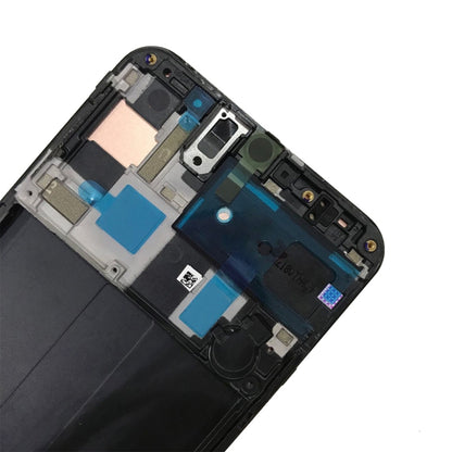 หน้าจอ LCD ต้นฉบับและชุดประกอบ Digitizer พร้อมกรอบสำหรับ Galaxy A50 SM-A505F, For Samsung Galaxy A50 (Frame)