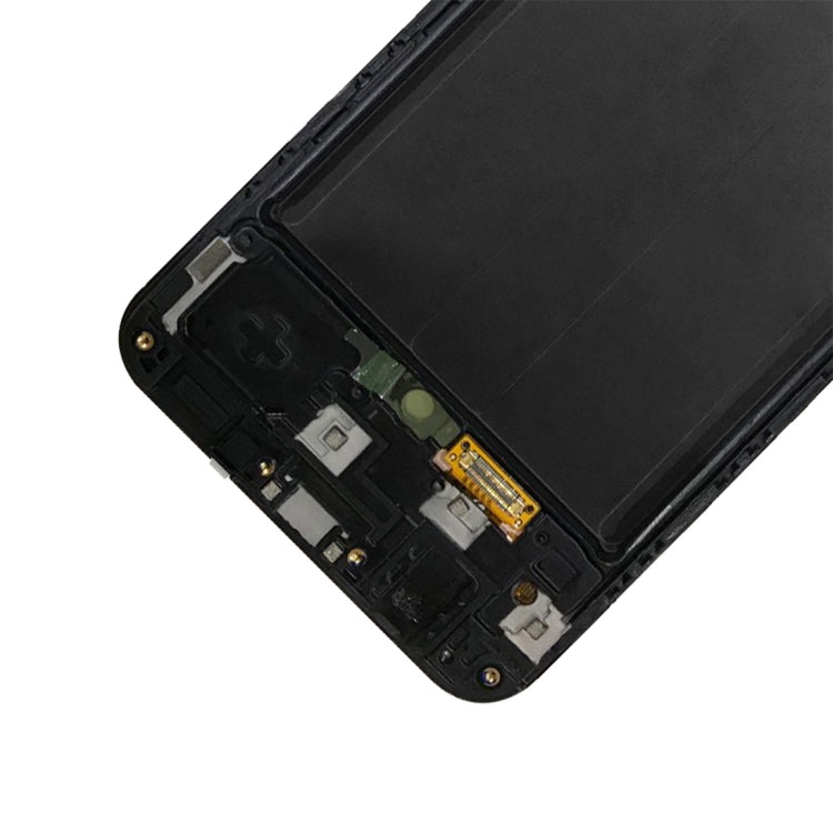 หน้าจอ LCD ต้นฉบับและชุดประกอบ Digitizer พร้อมกรอบสำหรับ Galaxy A50 SM-A505F, For Samsung Galaxy A50 (Frame)