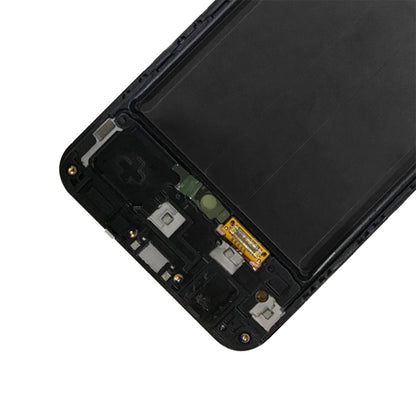 หน้าจอ LCD ต้นฉบับและชุดประกอบ Digitizer พร้อมกรอบสำหรับ Galaxy A50 SM-A505F, For Samsung Galaxy A50 (Frame)
