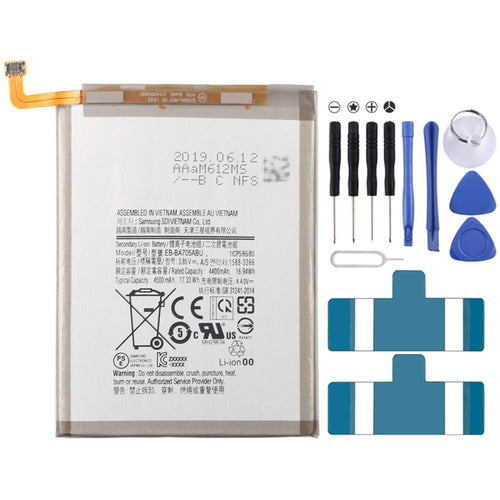 4400mAh สำหรับแบตเตอรี่ทดแทนโทรศัพท์มือถือ Galaxy A70, For Galaxy A70