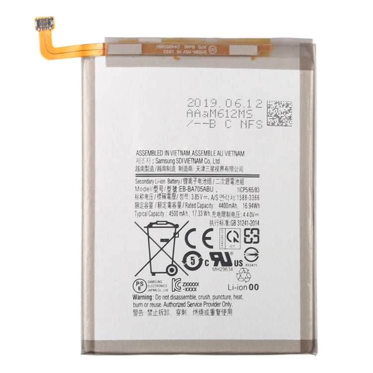 4400mAh สำหรับแบตเตอรี่ทดแทนโทรศัพท์มือถือ Galaxy A70, For Galaxy A70