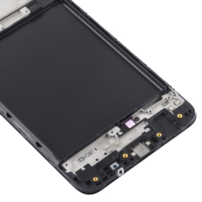 สำหรับ Galaxy A10 ด้านหน้าที่อยู่อาศัย LCD กรอบแผ่น, For Galaxy A10