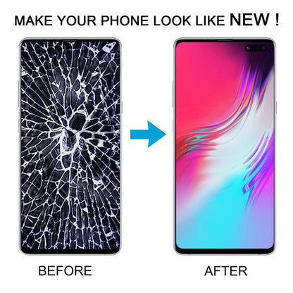 หน้าจอ LCD วัสดุ Dynamic AMOLED ดั้งเดิมและชุดประกอบ Digitizer สำหรับ Galaxy S10 5G, For Samsung Galaxy S10 5G (AMOLED)