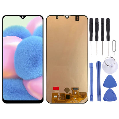 หน้าจอ LCD วัสดุ Super AMOLED ดั้งเดิมและชุดประกอบ Digitizer สำหรับ Galaxy A30s, For Samsung Galaxy A30s (Super AMOLED)
