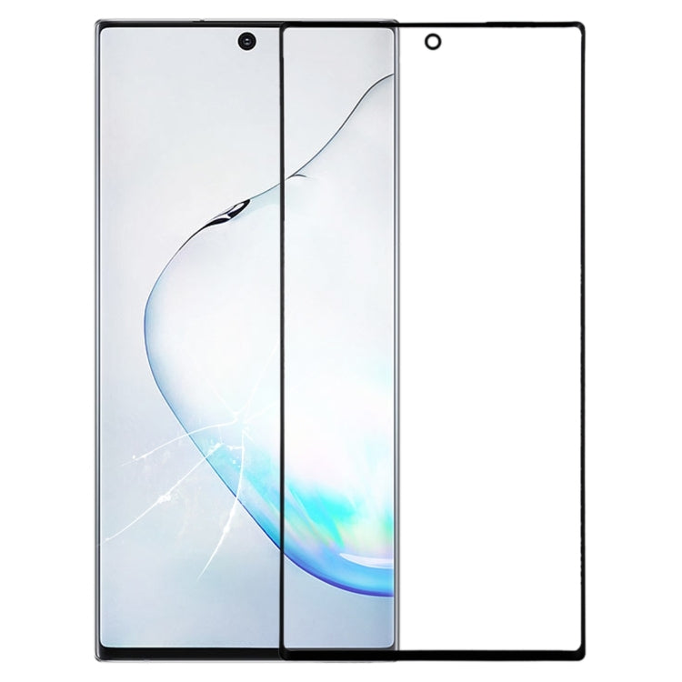 สำหรับ Galaxy Note 10 + เลนส์กระจกด้านนอกหน้าจอด้านหน้า, For Galaxy Note 10 +