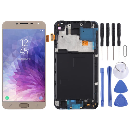 หน้าจอ LCD วัสดุ TFT และชุดประกอบ Digitizer พร้อมกรอบสำหรับ Galaxy J4 J400F/DS, For Galaxy J4 with Frame,TFT