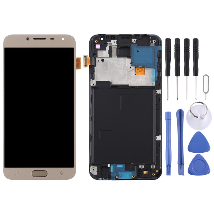 หน้าจอ LCD วัสดุ TFT และชุดประกอบ Digitizer พร้อมกรอบสำหรับ Galaxy J4 J400F/DS, For Galaxy J4 with Frame,TFT