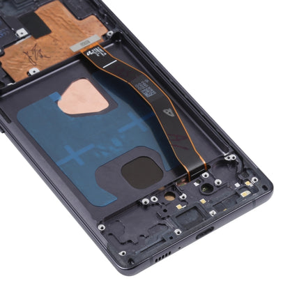 หน้าจอ LCD วัสดุ Super AMOLED ดั้งเดิมและชุดประกอบDigitizerพร้อมกรอบสำหรับGalaxy S10 Lite, For Samsung Galaxy S10 Lite(Frame )