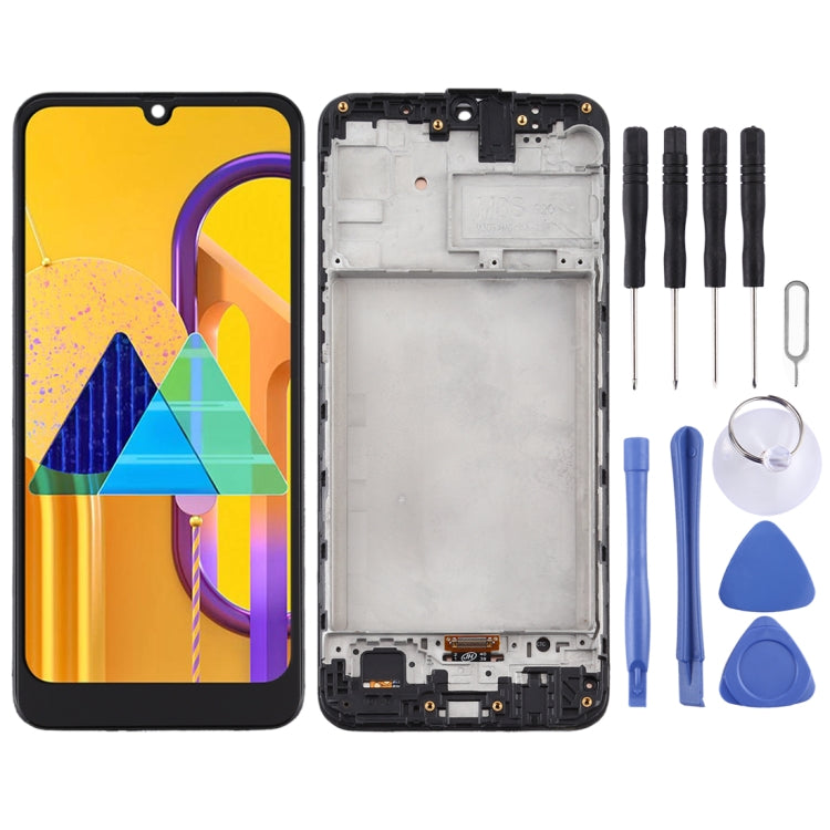 หน้าจอ LCD วัสดุ TFT และชุดประกอบ Digitizer พร้อมกรอบสำหรับ Samsung Galaxy M30s, For Samsung Galaxy M30s (TFT)