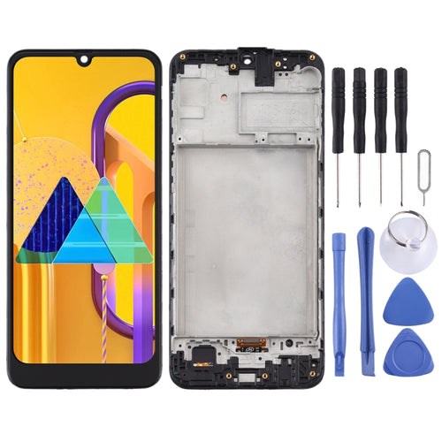 หน้าจอ LCD วัสดุ TFT และชุดประกอบ Digitizer พร้อมกรอบสำหรับ Samsung Galaxy M30s, For Samsung Galaxy M30s (TFT)