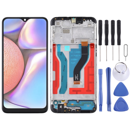 หน้าจอแอลซีดีและชุดประกอบDigitizerพร้อมกรอบสำหรับSamsung Galaxy A10s, For Samsung Galaxy A10s (TFT)