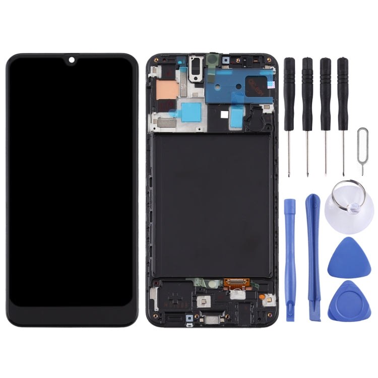 หน้าจอแอลซีดีวัสดุ TFT และชุดประกอบDigitizerพร้อมกรอบสำหรับSamsung Galaxy A50 (ไม่รองรับการระบุลายนิ้วมือ), For Samsung Galaxy A50 (TFT)