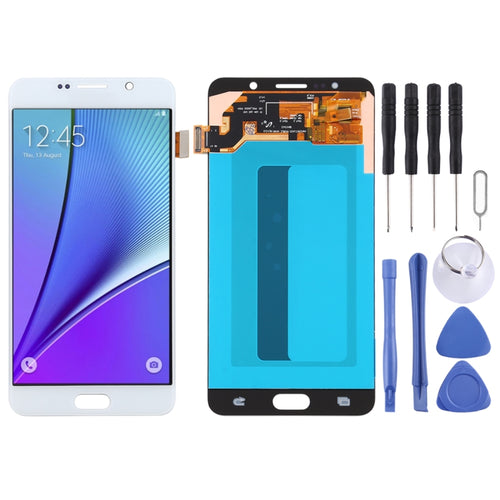 หน้าจอ LCD วัสดุ OLED ขนาด 5.5 นิ้วและชุดประกอบ Digitizer สำหรับ Samsung Galaxy Note 5, For Galaxy Note 5(OLED)