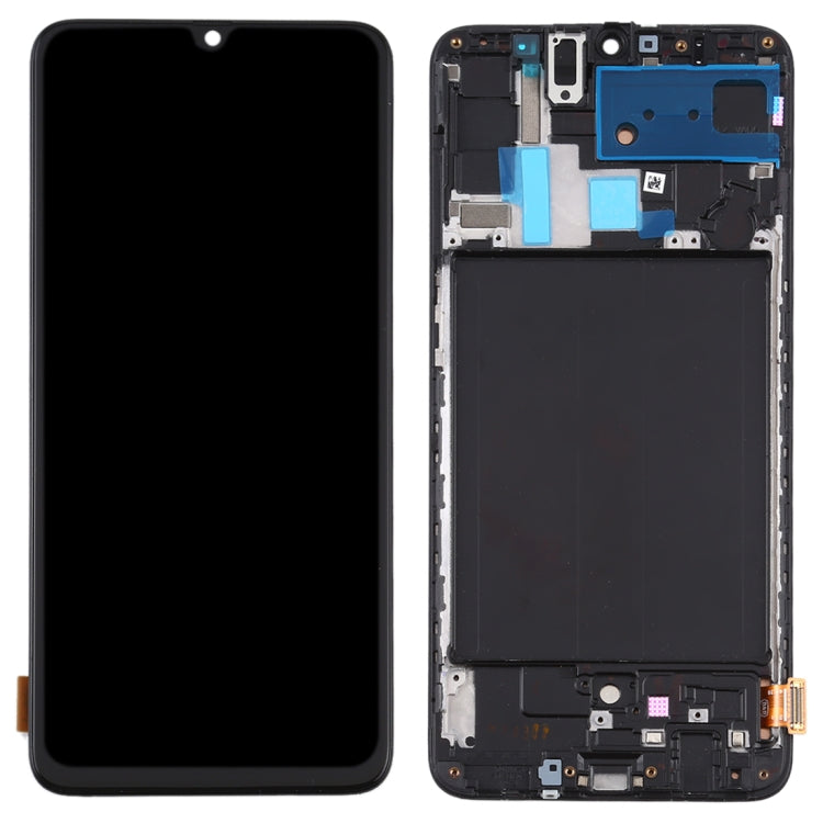 หน้าจอแอลซีดีวัสดุ TFT และชุดประกอบDigitizerพร้อมกรอบสำหรับSamsung Galaxy A70 (ไม่รองรับการระบุลายนิ้วมือ), For Samsung Galaxy A70