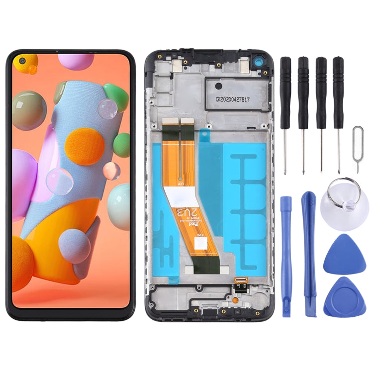หน้าจอแอลซีดีและชุดประกอบDigitizerพร้อมกรอบสำหรับSamsung Galaxy A11, For Samsung Galaxy A11