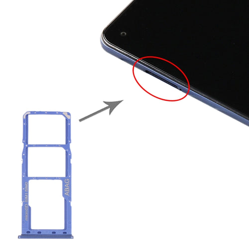 สำหรับ Samsung Galaxy A21s ถาดซิมการ์ด + ถาดซิมการ์ด + ถาดการ์ด Micro SD, For Samsung Galaxy A21s(Double Card), For Samsung Galaxy A21s