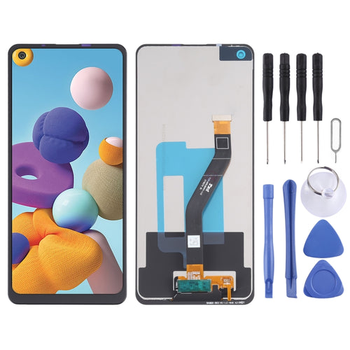 หน้าจอ LCD ดั้งเดิมและชุดประกอบ Digitizer สำหรับ Samsung Galaxy A21, For Samsung Galaxy A21(Original)