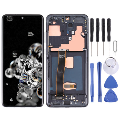 หน้าจอแอลซีดีต้นฉบับและชุดประกอบDigitizerพร้อมกรอบสำหรับSamsung Galaxy S20 Ultra 4G/S20 Ultra 5G, For Samsung Galaxy S20 Ultra 4G/S20 Ultra 5G, For Samsung Galaxy S20 Ultra 4G/S20 Ultra 5G(Original)