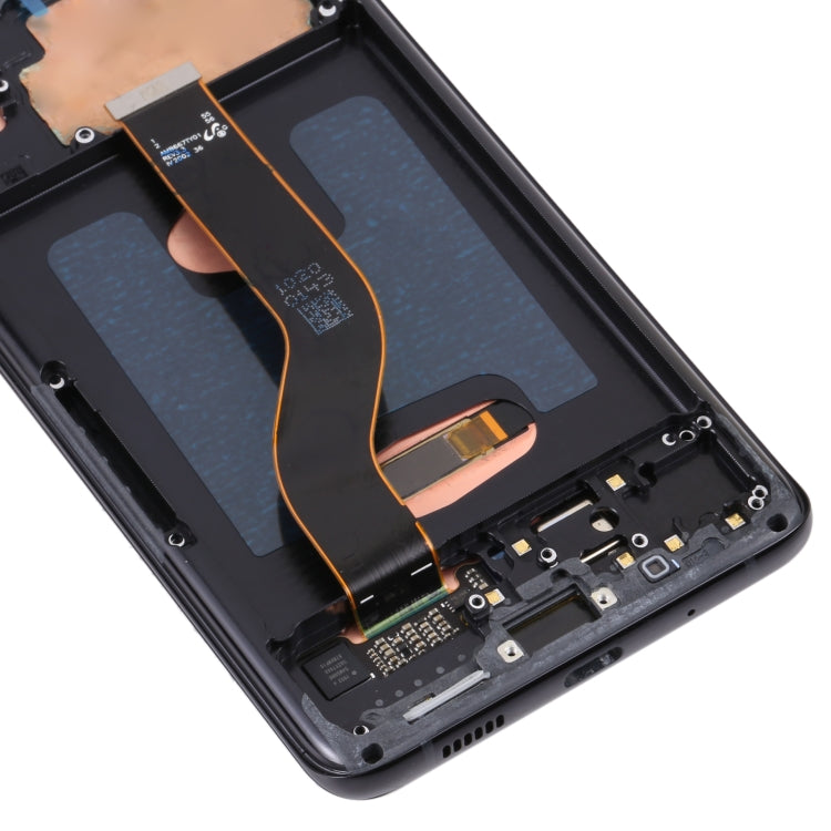 หน้าจอ LCD ต้นฉบับและชุดประกอบDigitizerพร้อมกรอบสำหรับSamsung Galaxy S20 + 5G SM-G986B/G985, For Samsung Galaxy S20+ 5G, For Samsung Galaxy S20+ 5G(Dark Blue)
