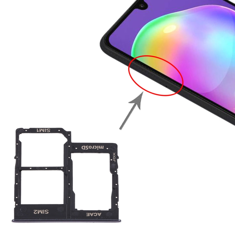 สำหรับ Samsung Galaxy A315/A31 ถาดซิมการ์ด + ถาดซิมการ์ด + ถาดการ์ด Micro SD, For Samsung Galaxy A31(Double Card)