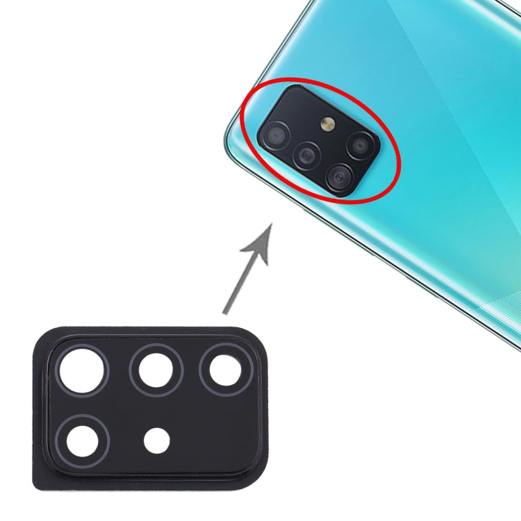 สำหรับ Samsung Galaxy A51 10 ชิ้นฝาครอบเลนส์กล้อง, For Samsung Galaxy A51