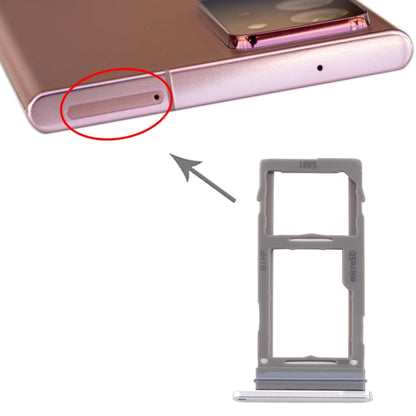 สำหรับถาดซิมการ์ด Samsung Galaxy Note20 Ultra + ถาดการ์ด Micro SD, For Samsung Galaxy Note20 Ultra(Single card)