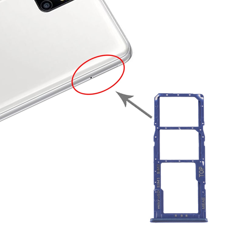 สำหรับ Samsung Galaxy M51 SM-M515 ถาดซิมการ์ด + ถาดซิมการ์ด + ถาดการ์ด Micro SD, For Samsung Galaxy M51 (dual card), For Samsung Galaxy M51