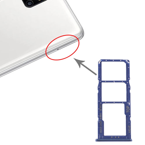 สำหรับ Samsung Galaxy M51 SM-M515 ถาดซิมการ์ด + ถาดซิมการ์ด + ถาดการ์ด Micro SD, For Samsung Galaxy M51 (dual card), For Samsung Galaxy M51