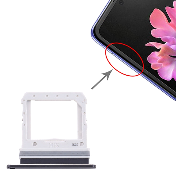 สำหรับ Samsung Galaxy Z Flip SM-F700 ถาดซิมการ์ด, For Samsung Galaxy Z Flip