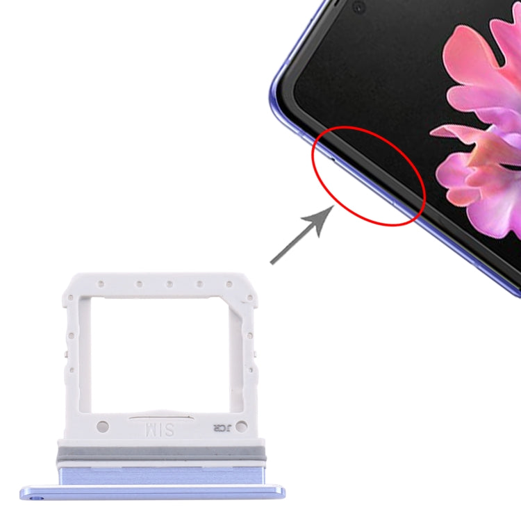 สำหรับ Samsung Galaxy Z Flip SM-F700 ถาดซิมการ์ด, For Samsung Galaxy Z Flip