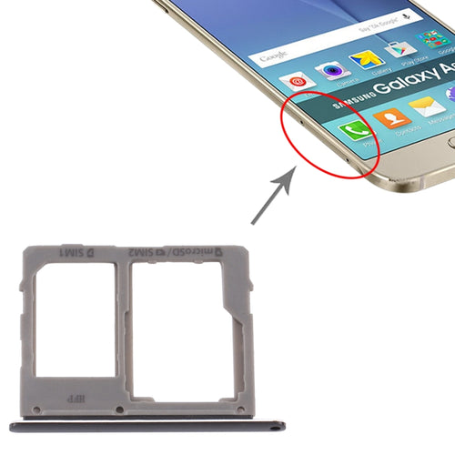 สำหรับ Samsung Galaxy A8 Star/A9 Star SM-G8850 ถาดซิมการ์ด + ถาดซิมการ์ด/ถาดการ์ด Micro SD, For Samsung Galaxy A8 Star（A9 Star）(dual card)