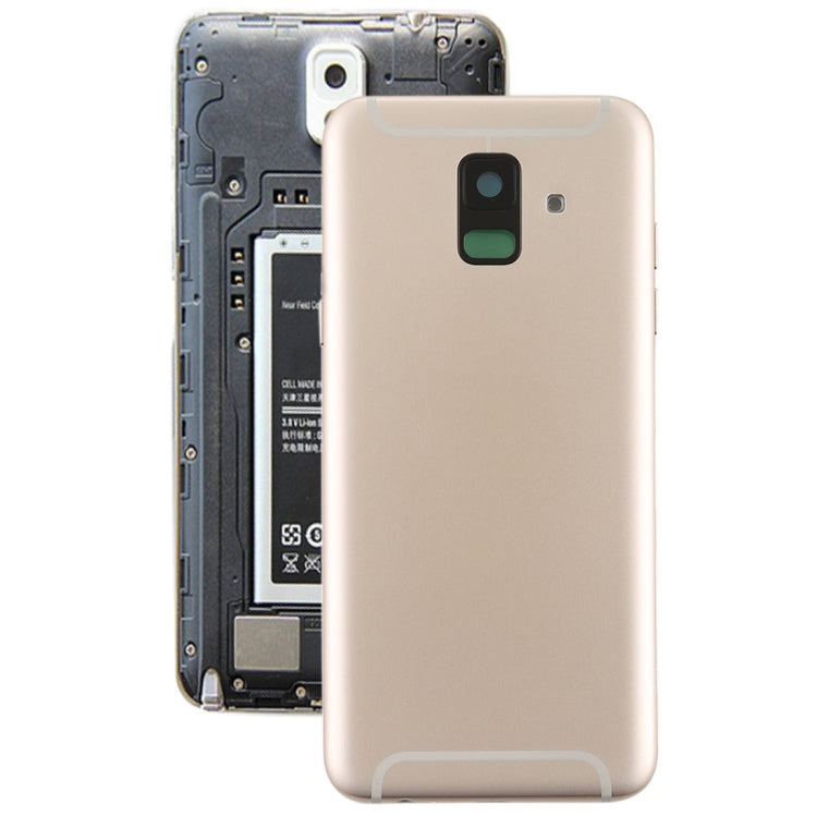 สำหรับ Galaxy A6 (2018) / A600F ฝาหลังพร้อมปุ่มด้านข้างและเลนส์กล้อง, For Galaxy A6 (2018)