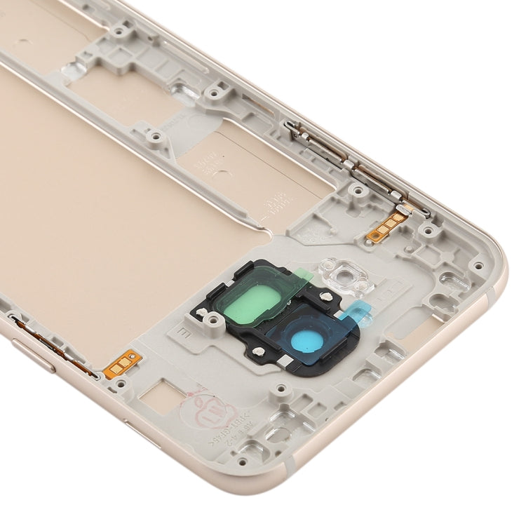 สำหรับ Galaxy A6 (2018) / A600F ฝาหลังพร้อมปุ่มด้านข้างและเลนส์กล้อง, For Galaxy A6 (2018)
