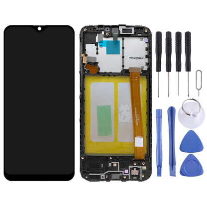 หน้าจอแอลซีดีต้นฉบับและชุดประกอบDigitizerพร้อมกรอบสำหรับSamsung Galaxy A20e SM-A202, For Samsung Galaxy A20e (Original)