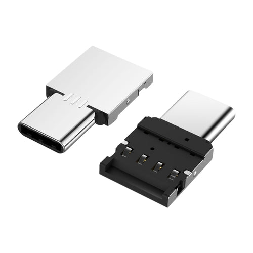 อลูมิเนียมอัลลอยด์ขนาดเล็ก USB-C / Type-C ชายกับตัวเชื่อมต่ออะแดปเตอร์ OTG หญิง USB