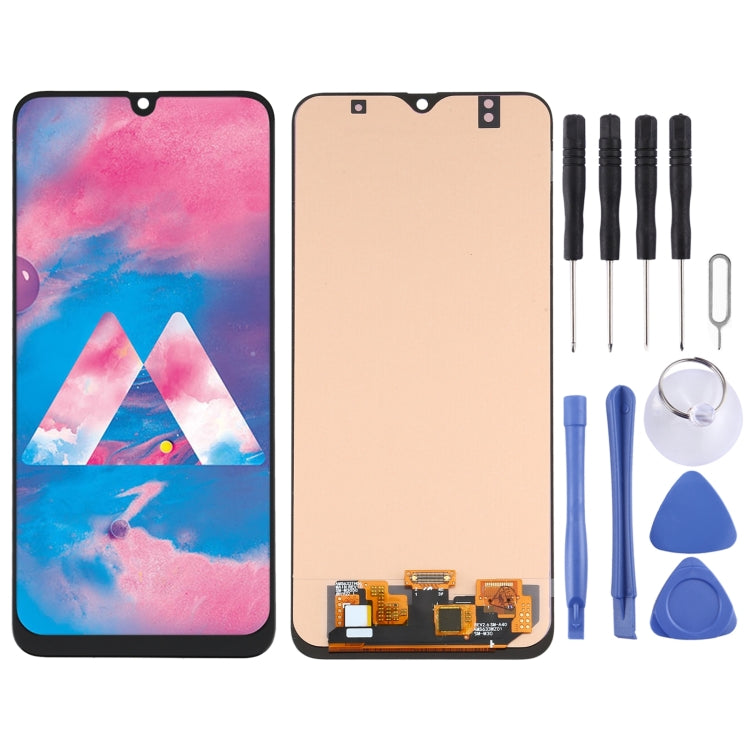 หน้าจอ LCD วัสดุ OLED และชุดประกอบ Digitizer สำหรับ Samsung Galaxy M30 SM-M305, For Samsung Galaxy M30(6.36 inch OLED)