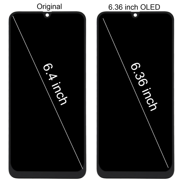 หน้าจอ LCD วัสดุ OLED และชุดประกอบ Digitizer สำหรับ Samsung Galaxy M30 SM-M305, For Samsung Galaxy M30(6.36 inch OLED)
